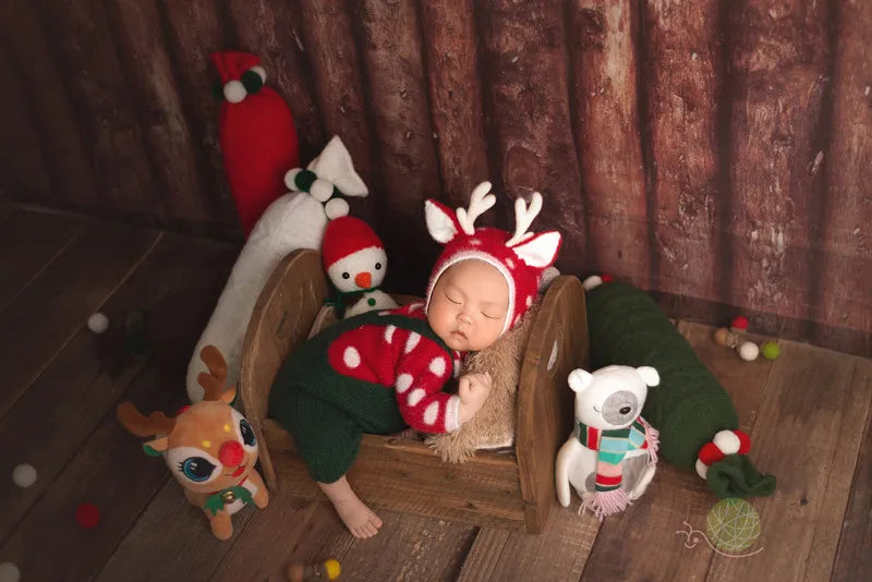 ❤️Christmas Clothing Cute Baby Photo Props