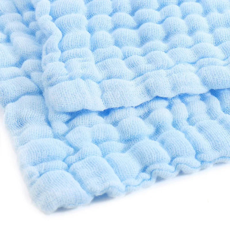 Baby Bath Face Towel Saliva Towels 6 Layer Cotton Newborn Feeding Saliva Towels Washcloth Hand Towel Handkerchief 30x30cm