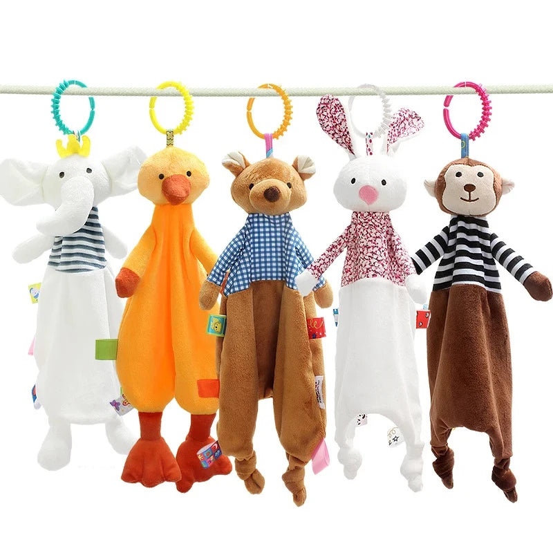 Baby Soothe Appease Towel Cartoon Animal Soft Towel