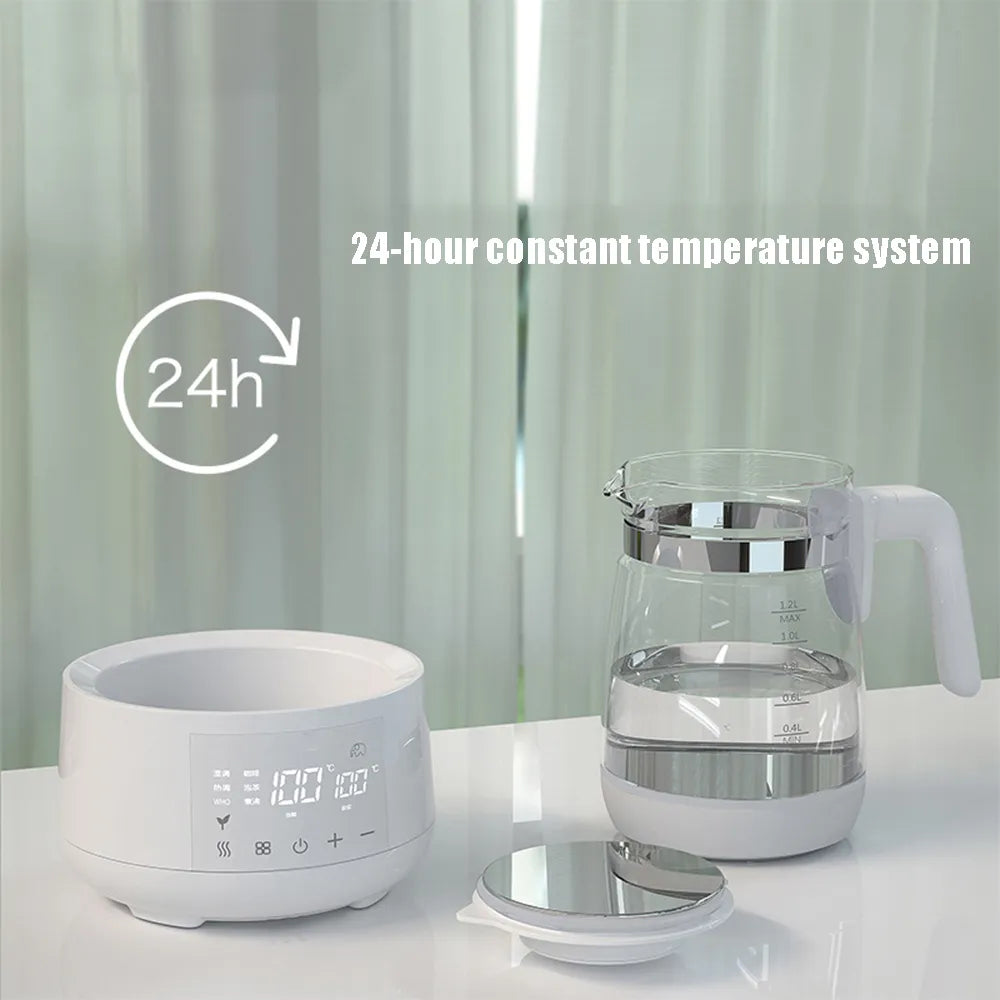 1.2L Infant Thermostatic Milk Regulator Baby Kettle Keep Warm 24 Hours Hot Water Smart Insulation Pot Milk Powder Warmer