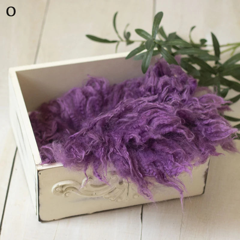 High Quality Wool Blanket Newborn Baby Photo Props Hand Made