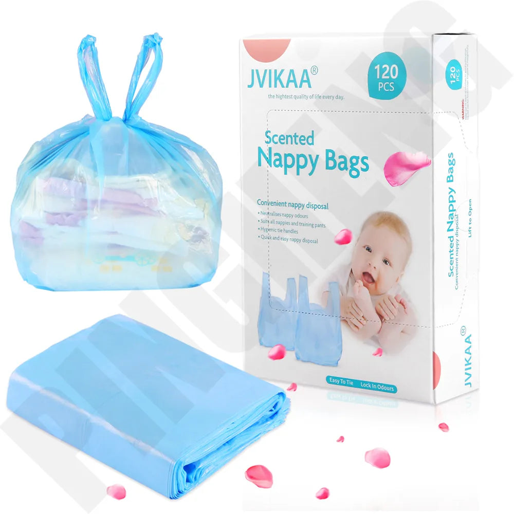 120pcs Scented Baby Diaper Bags Diaper Bags