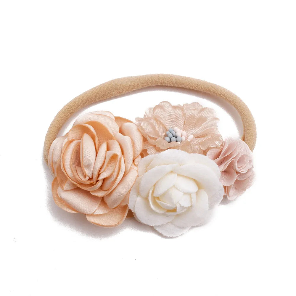 New Hot Flower Super Elastic Baby Headband
