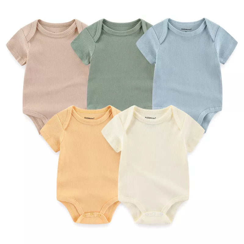 5Pieces Cotton Baby Boy Clothes Set Bodysuits