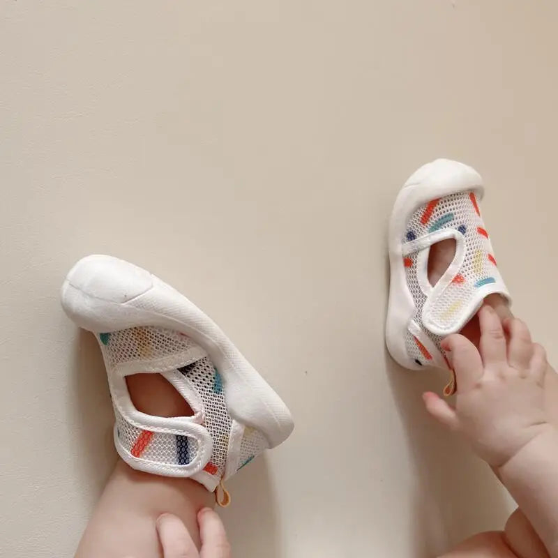 1-4T Baby Sandals Summer Breathable Air Mesh Unisex Shoes Anti-slip
