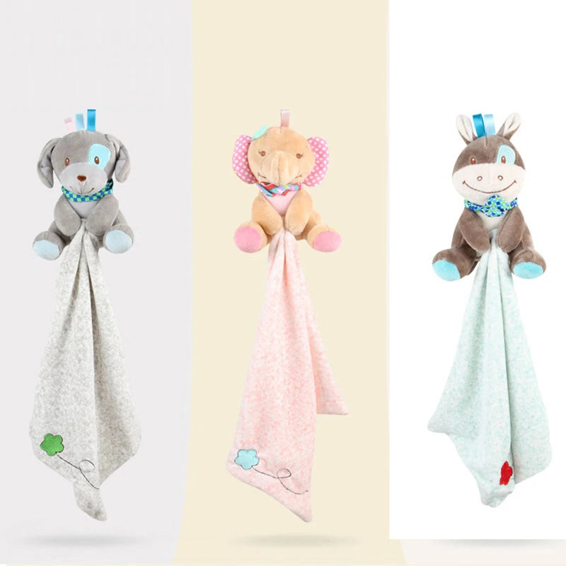 Baby Soothe Appease Towel Cartoon Animal Soft Towel