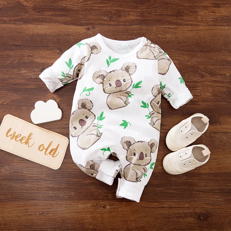 Baby Clothes Koala Onesie Cotton One Piece Jumpsuit 3 6 9 12 18 Months