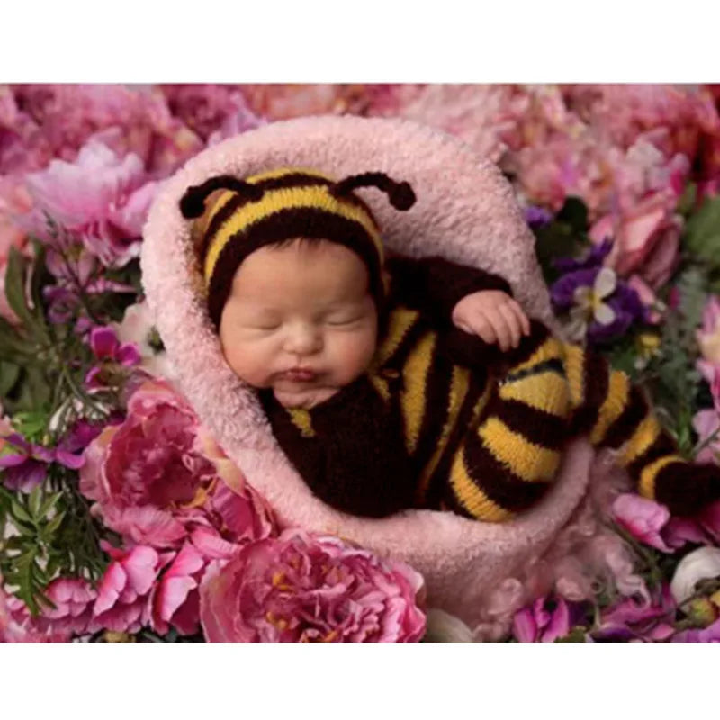 Knitted Bee Clothing Studio Baby Photo