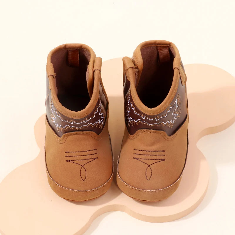 Baby Little Boots Soft PU and Cotton High Quality 2024 New Style