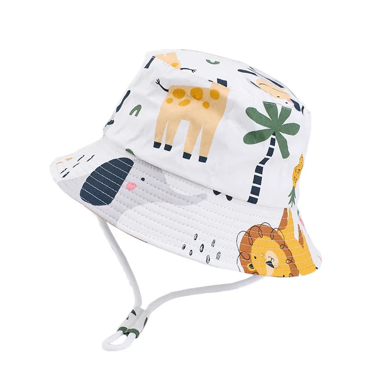 Summer Panama Baby Cartoon Fisherman Hat