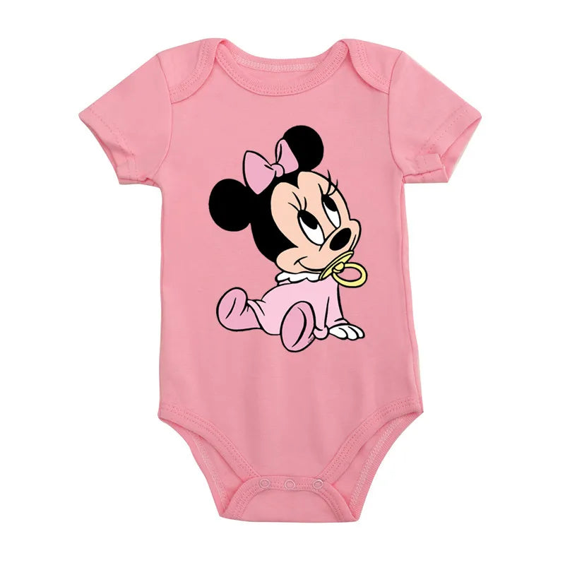 Cotton Baby Minnie Mouse Disney Sweet Style Bodysuit