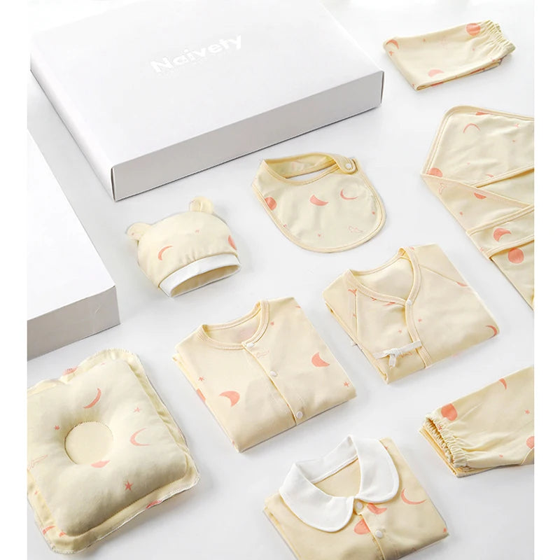 Pure Cotton Newborn Clothes Baby Gift Box Set Spring/Summer Baby 0-12 Months