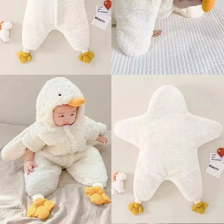 2024 Babies Newborn Girls Boys Clothes Duck & Cute Design Bodysuit & One Piece Padded for Babies Rompers 5-day Shipping Hoodies