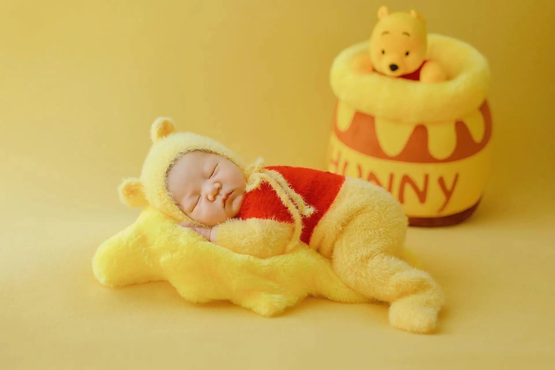 Newborn photography props Winnie the pooh photos clothing
