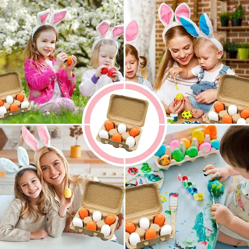 6PCS Eggs With Box Pretend Play Kitchen Toys