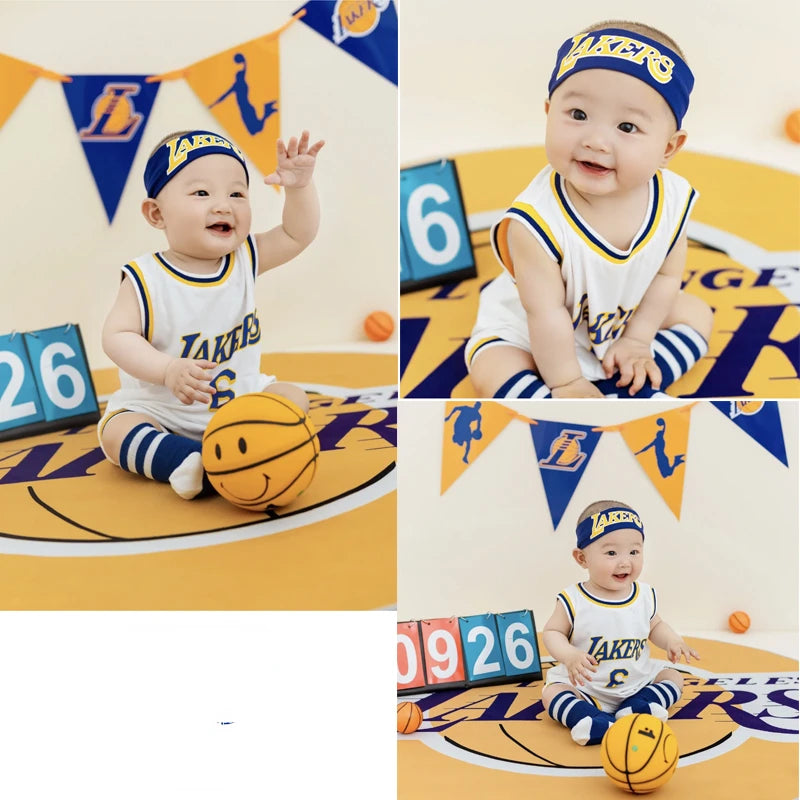 Basketball Baby Photography Centennial Clothing