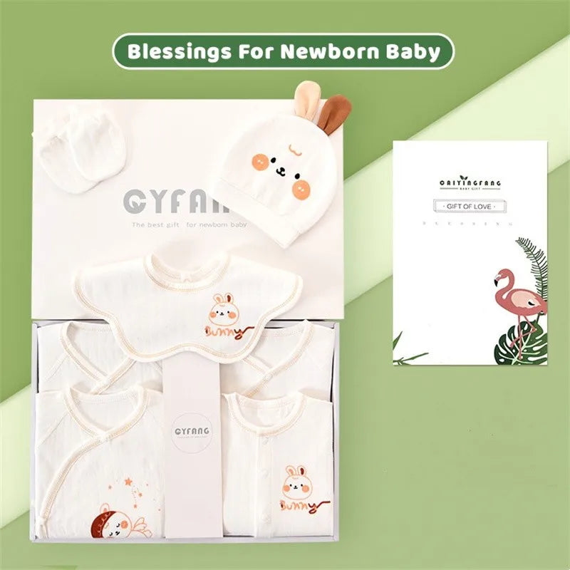 20-26pcs Summer Bunny Newborn Baby Clothes Set Breathable Cotton