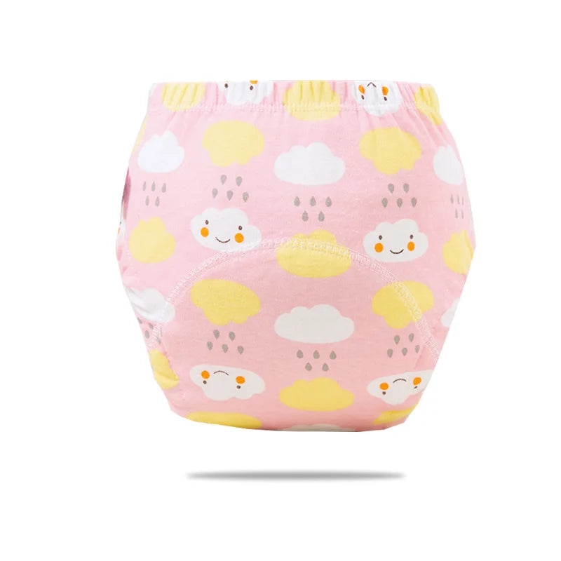 5Pcs/Lot Baby Cloth Diaper Boys Training Pants 6 Layer Waterproof Reusable Cotton Infant Shorts Underwear Girl Nappies Panties