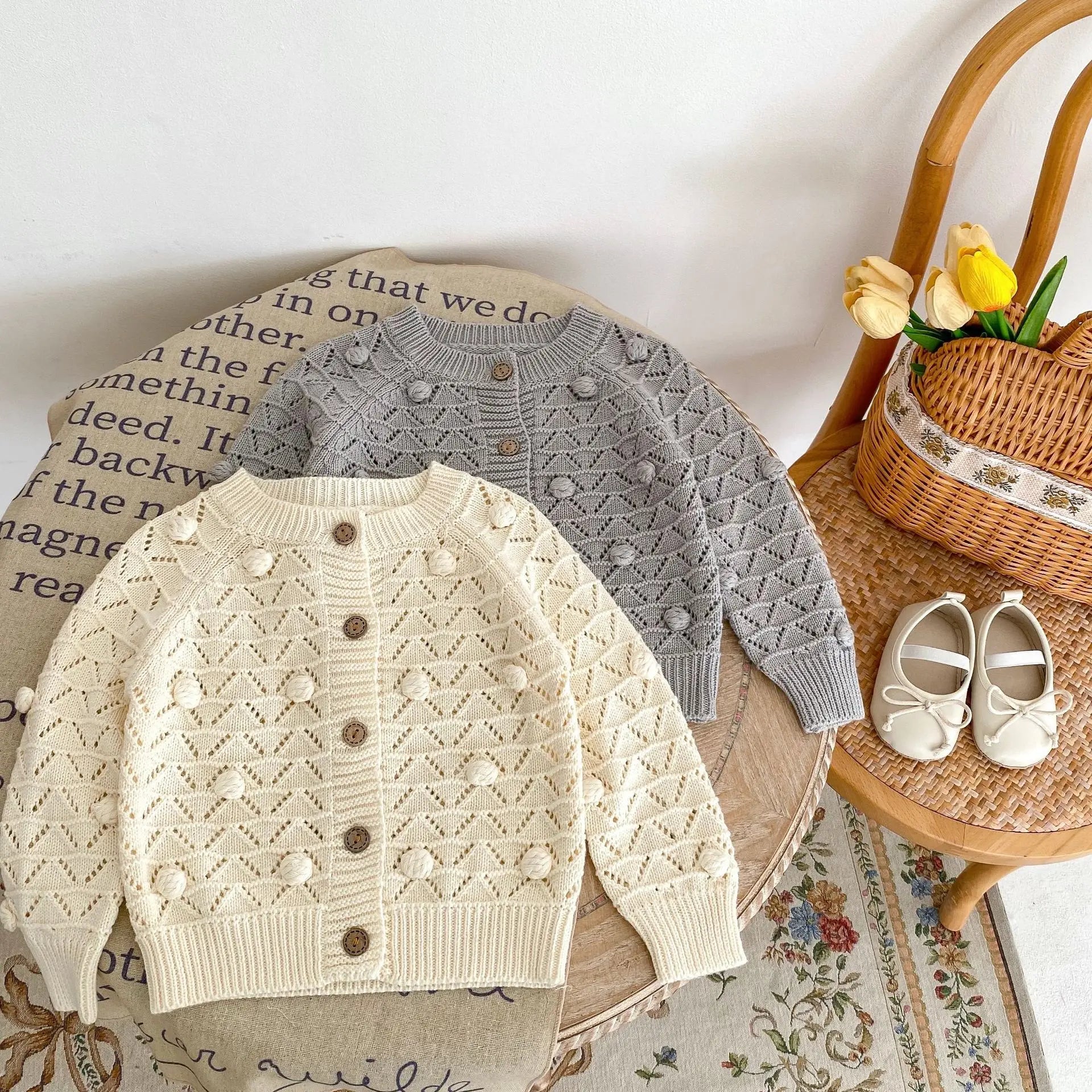 Knitted Cardigan Handmade Sweater