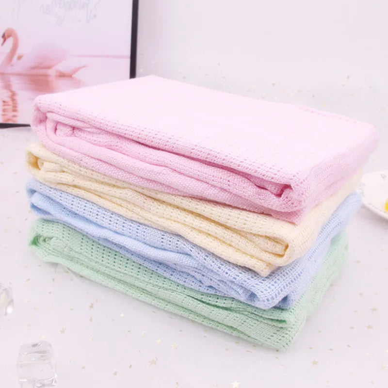 Baby Blanket Cotton Infant Wrap Bath Towel Stroller Cover
