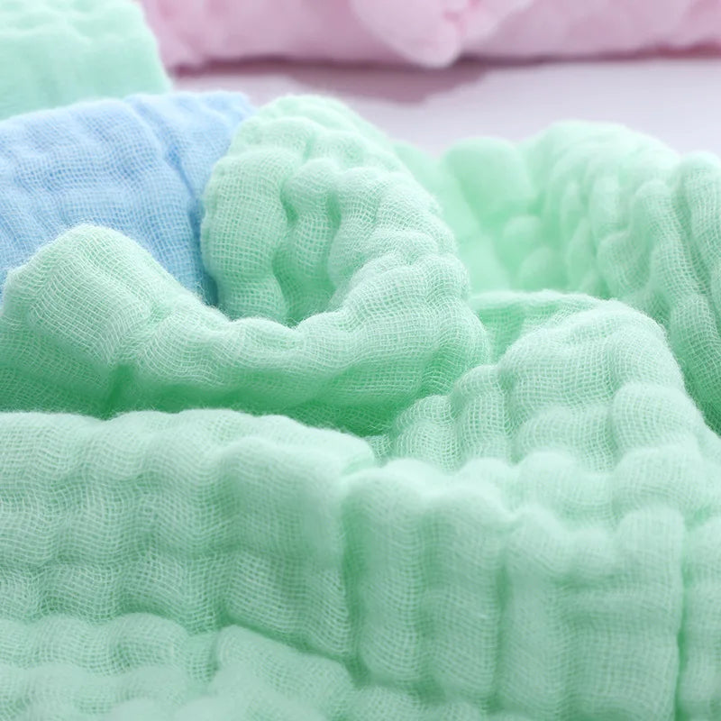 6 Layers 105*105cm Pure Cotton Bubble Muslin Blanket