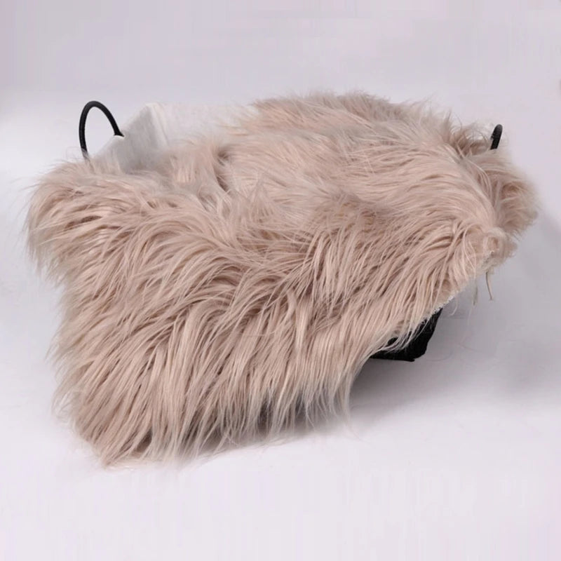 Newborn Baby Infant Photo Blanket Fake Fur Rug Blankets