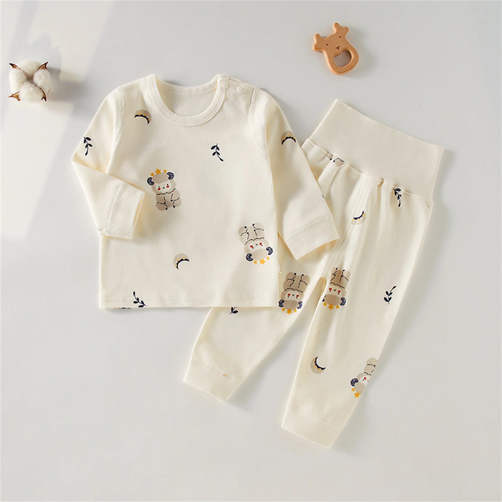 Autumn Newborn Baby Pure cotton underwear sets