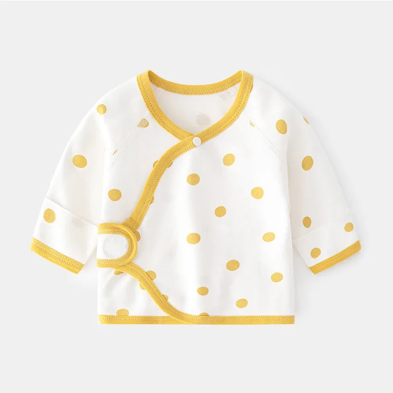 Newborn clothes baby underwear boneless pure cotton tops