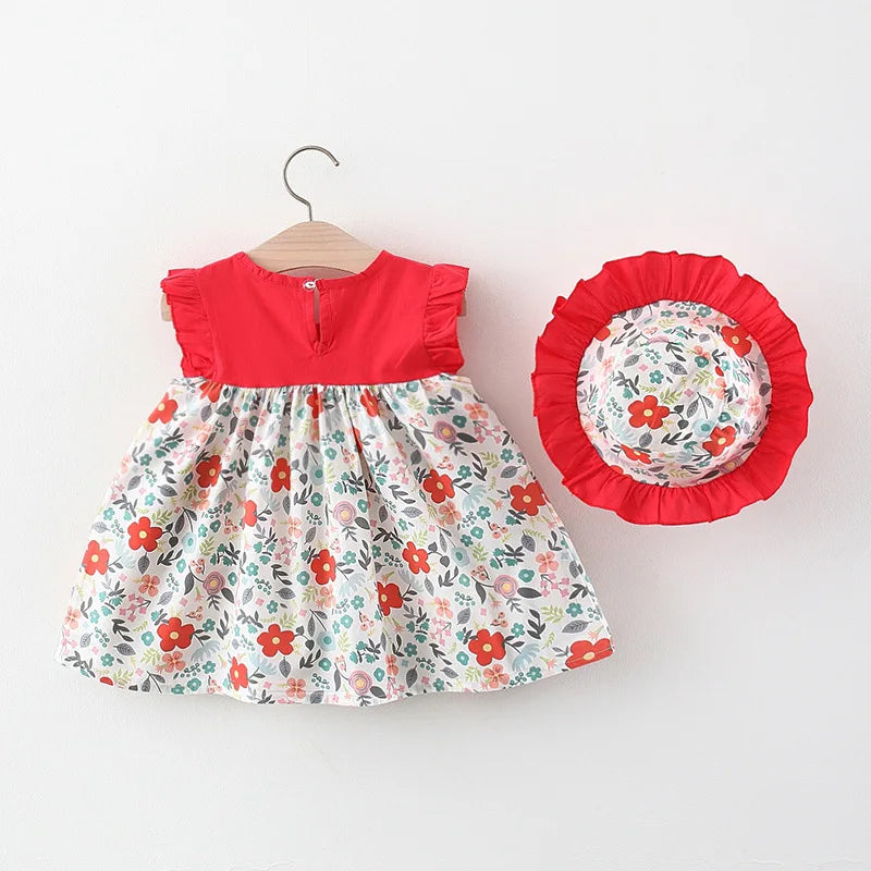 2Piece Set Summer Toddler Dresses For Girls Korean Fashion