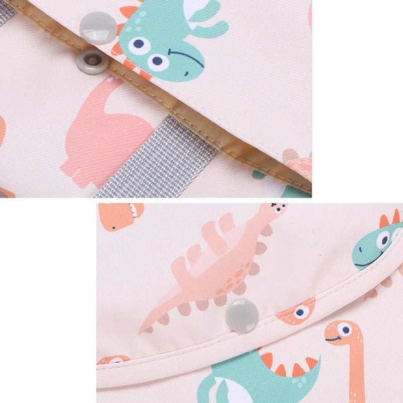 2023 Baby Diaper Bag Organizer Reusable Waterproof Wet/Dry Cloth Bag Mummy Storage Nappy Bag for Disposable Diaper Clothing