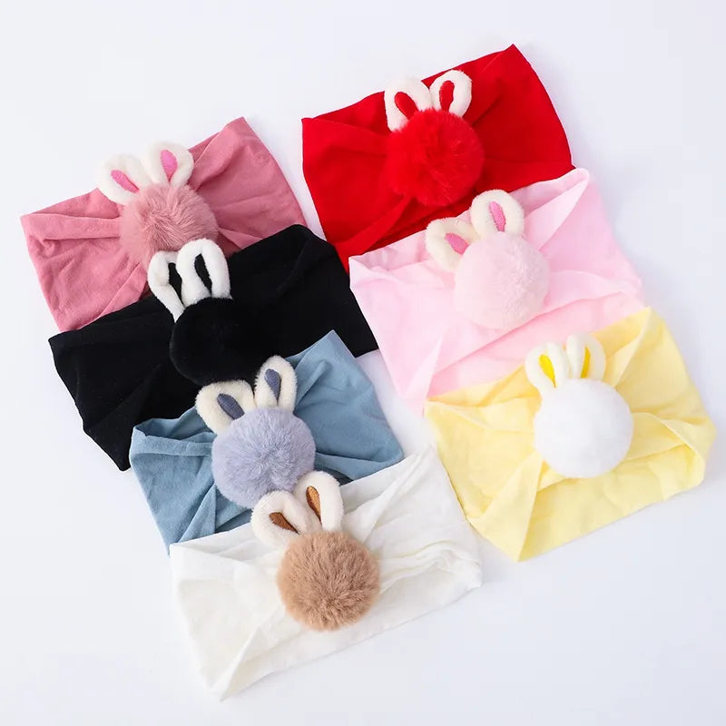 2Pcs Set Baby Socks Headband Cute Plush Ball