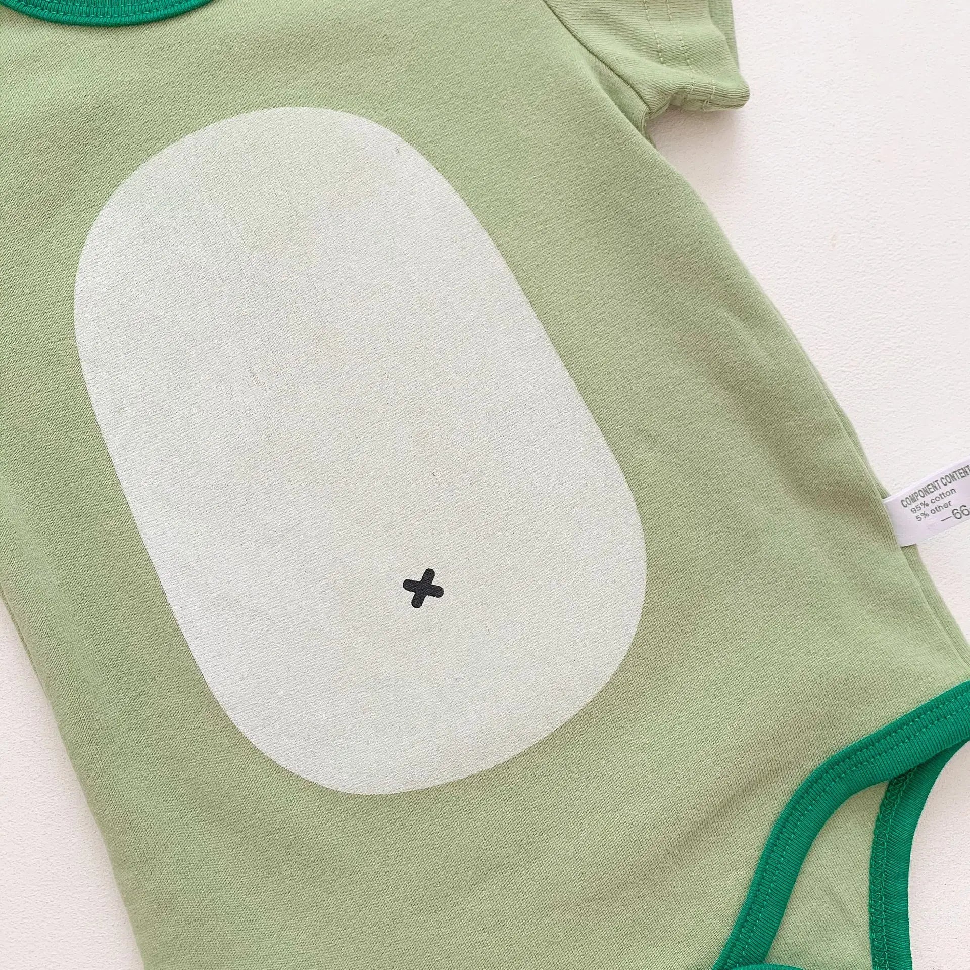 Baby Dinosaur Bodysuit+hat Newborn Summer Clothing Set
