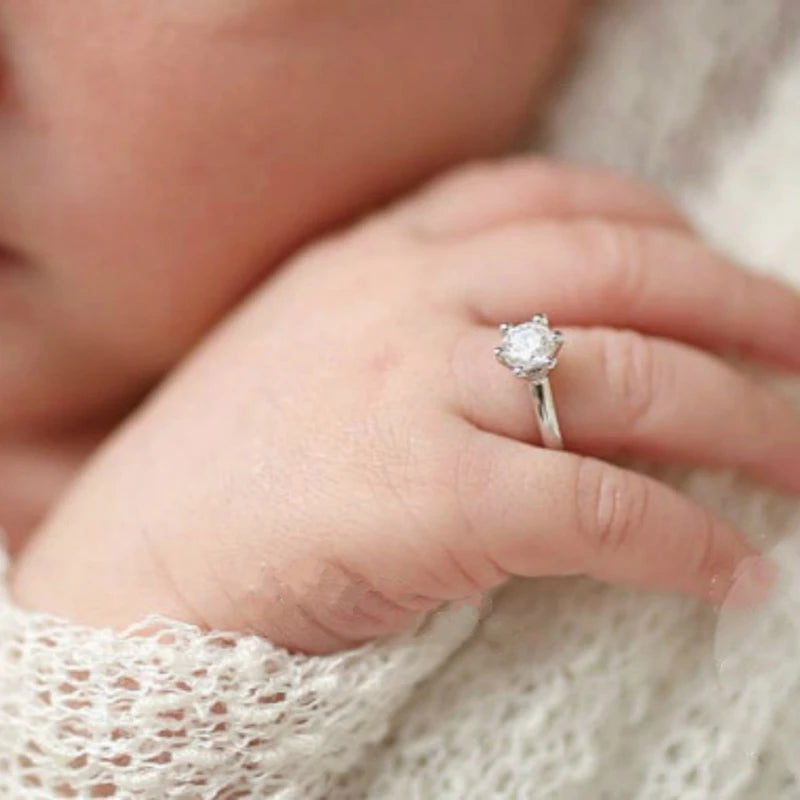 Diamond Ring Baby Shooting Photo Prop Jewelry Cosplay