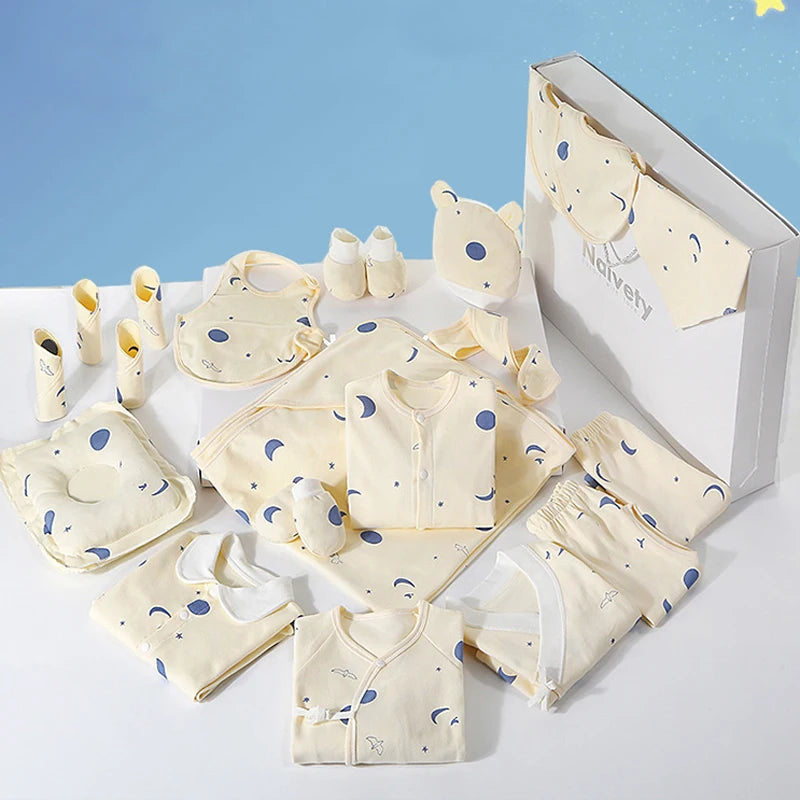 Pure Cotton Newborn Clothes Baby Gift Box Set Spring/Summer Baby 0-12 Months