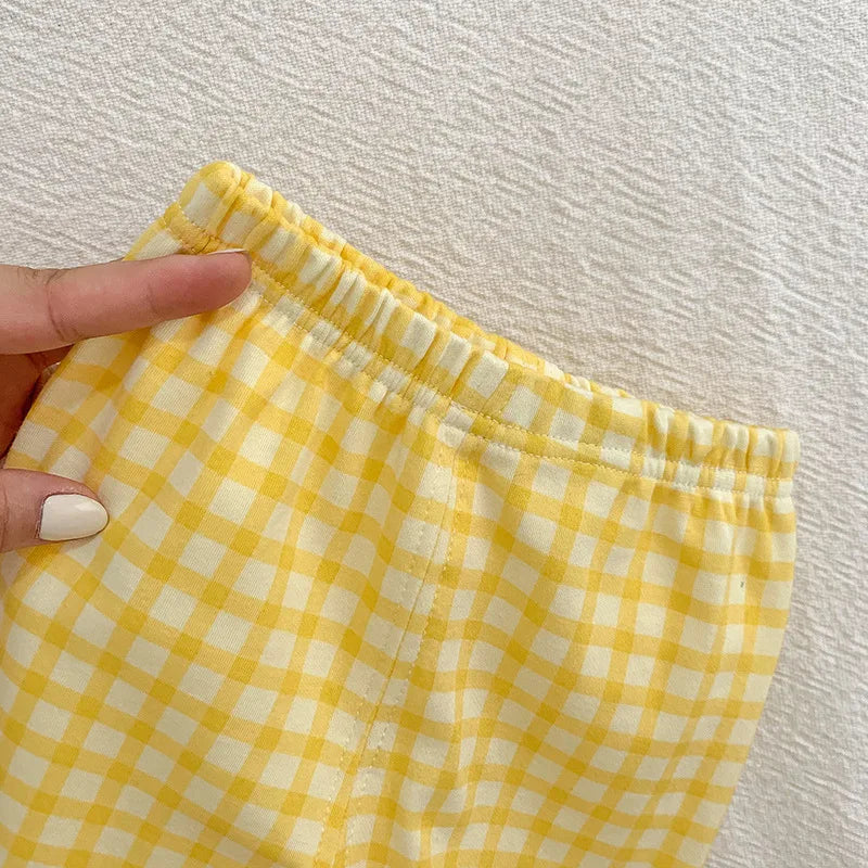 2024 Korean Outfit Set Cotton Pajamas 0 To 24 Months