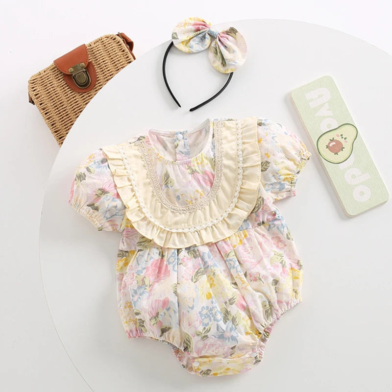 Princess Toddler Flowers Sweet Dress Girls Sister Clothes