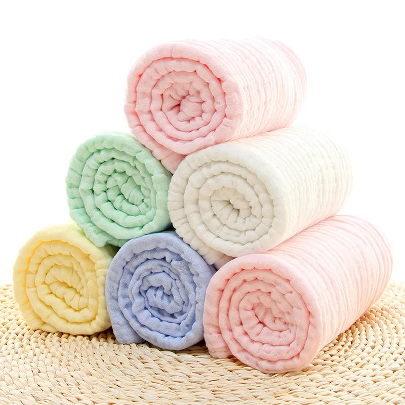 6 Layers 105*105cm Pure Cotton Bubble Muslin Blanket