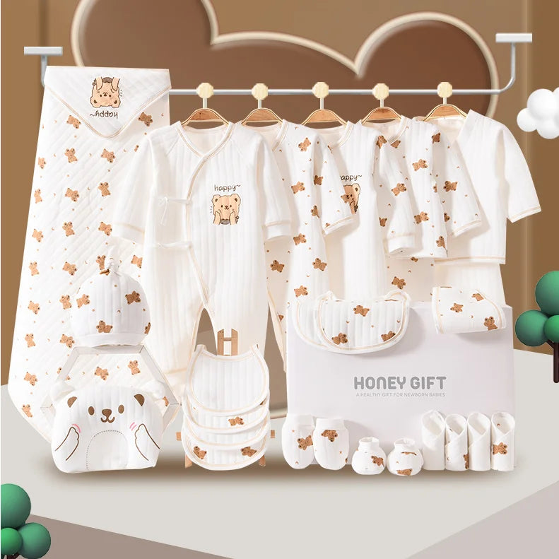 Newborn Baby Clothing Set 20/22/26 pieces/0-6 Months 100% Cotton