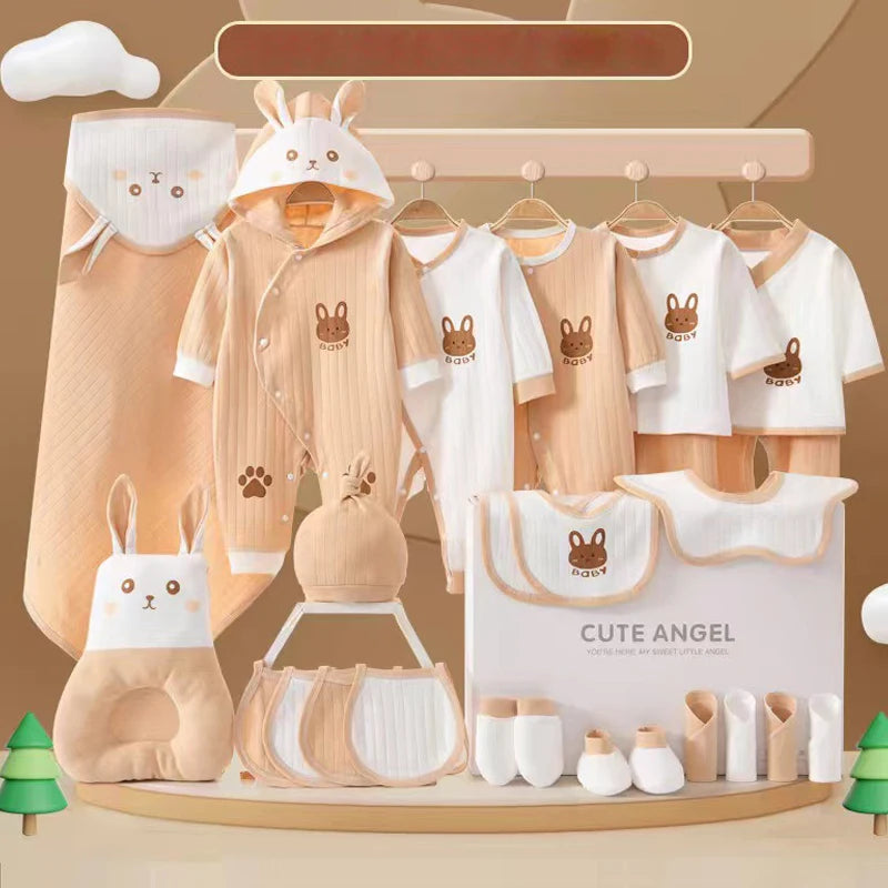 22/24/26 Pieces/0-3Months Newborn Baby Clothing 100% Cotton Set