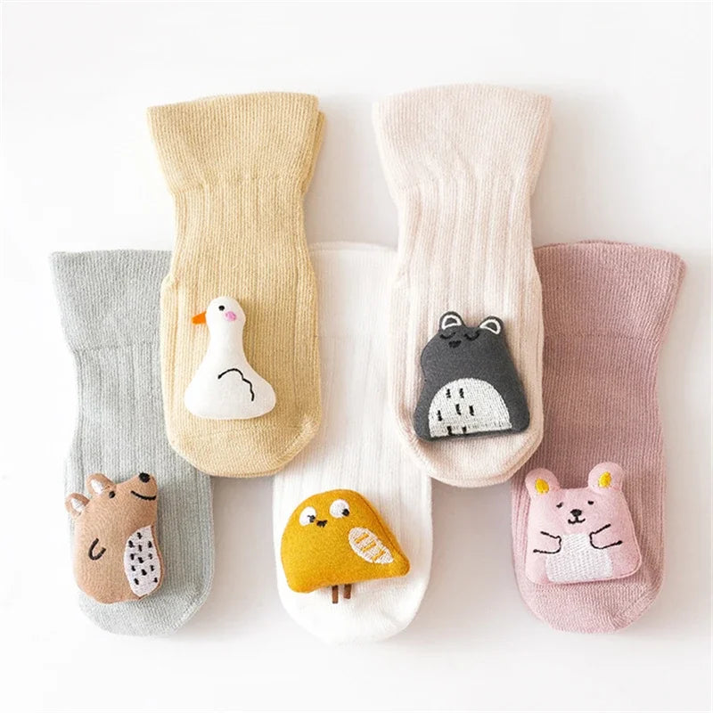 Cute Cartoon Animal Baby Cotton Socks