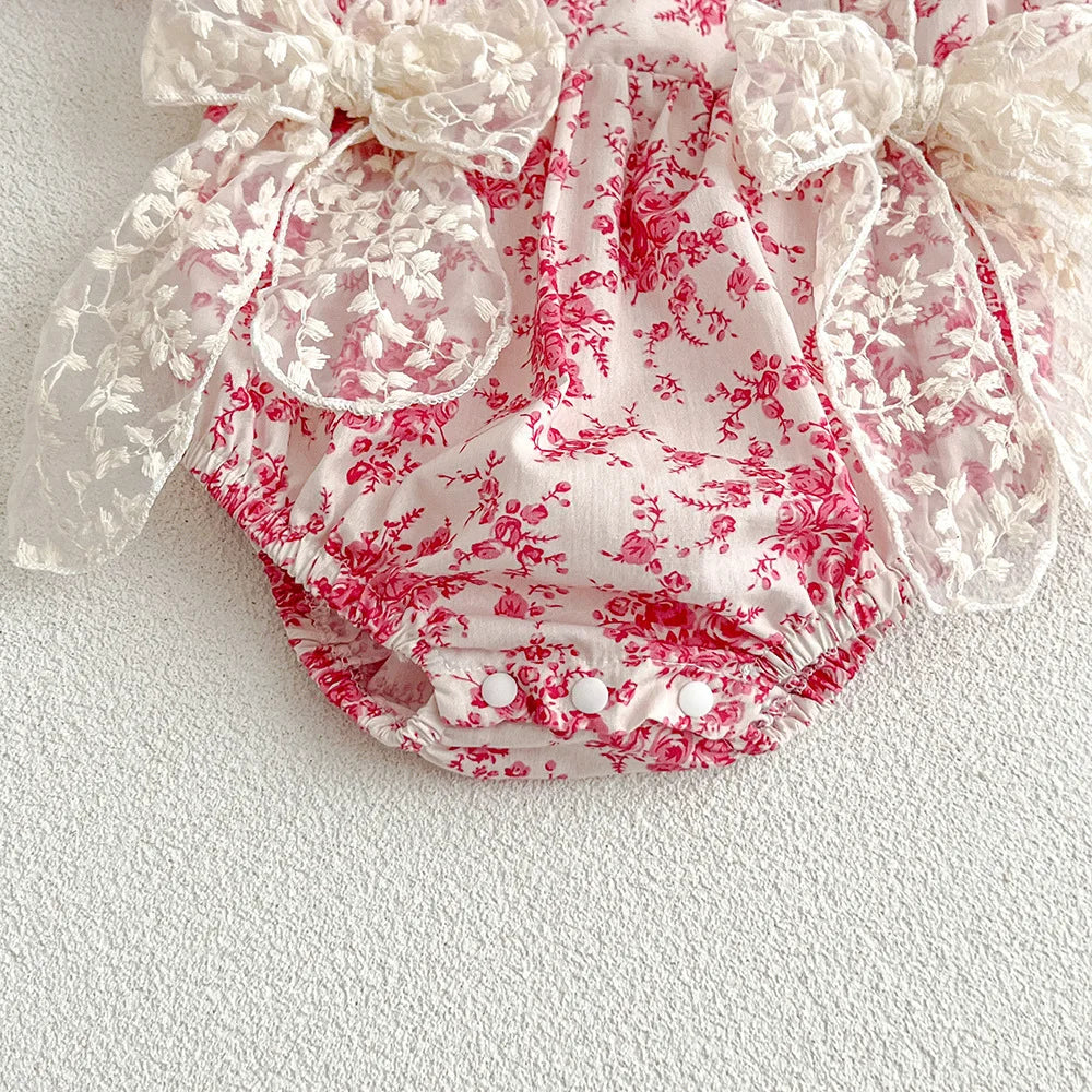 2024 Summer Infant Princess Bodysuits+headbands 0-24M