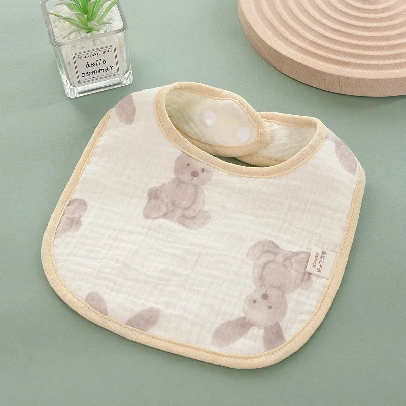 6 Layer Cotton Baby Saliva Towel