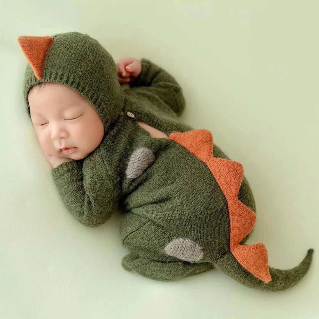 Newborn Dianosaur Costume Baby Photography Props