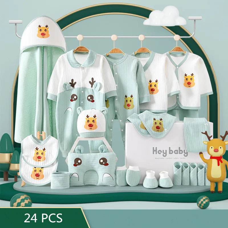 26/24 pieces/lot Newborn Baby Clothes Sets 100% Cotton