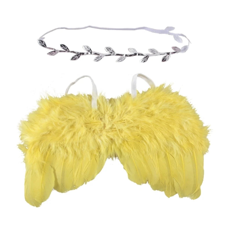 Baby Angel Wing with Headband Photo Shooting Accessories
