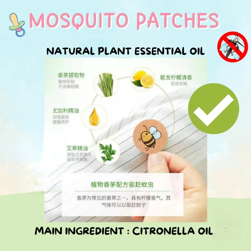6/36/60/120PCS Anti Mosquito Repellent Patches Baby Kids Mosquito Patch Tampalan Anti Nyamuk Health Care Tool Adult Pregnant Hot