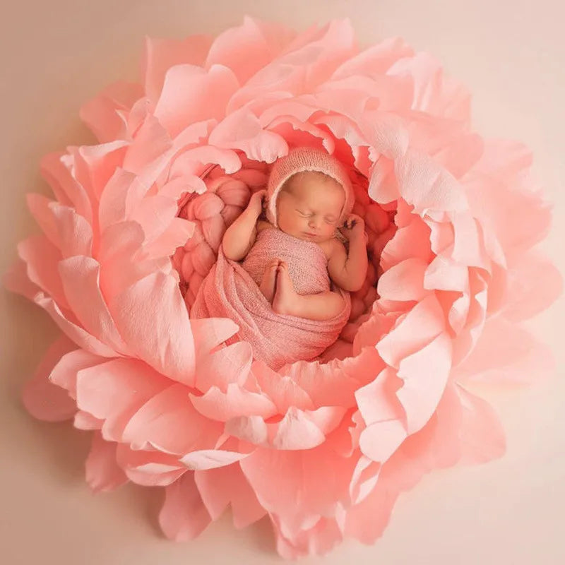 Newborn Photography Props Flower Blanket Lotus Accessories