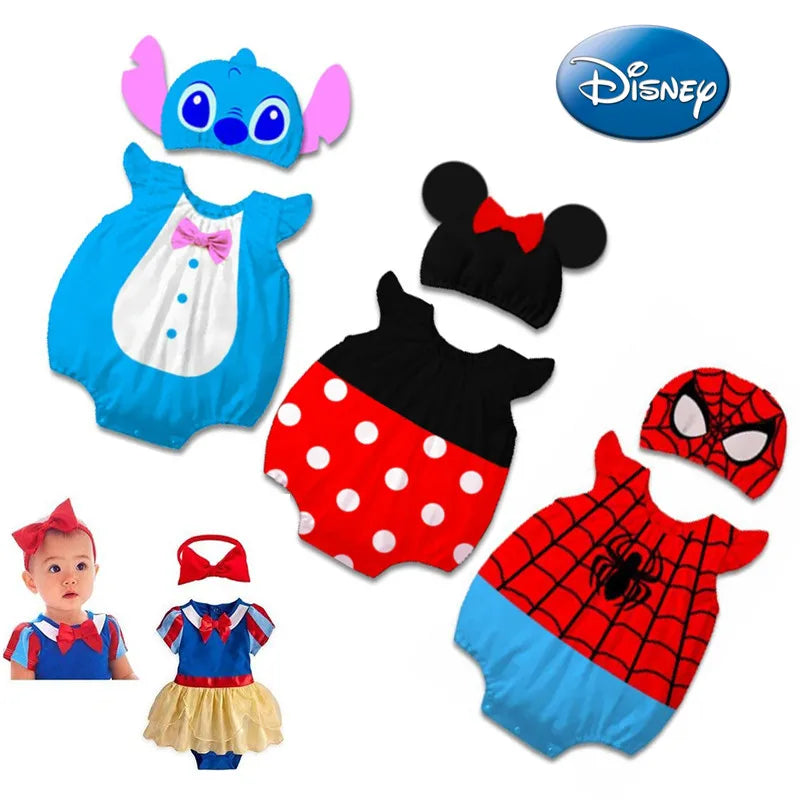 Disney Stitch Mickey Mouse Onesie Baby Full Moon Halloween Custome