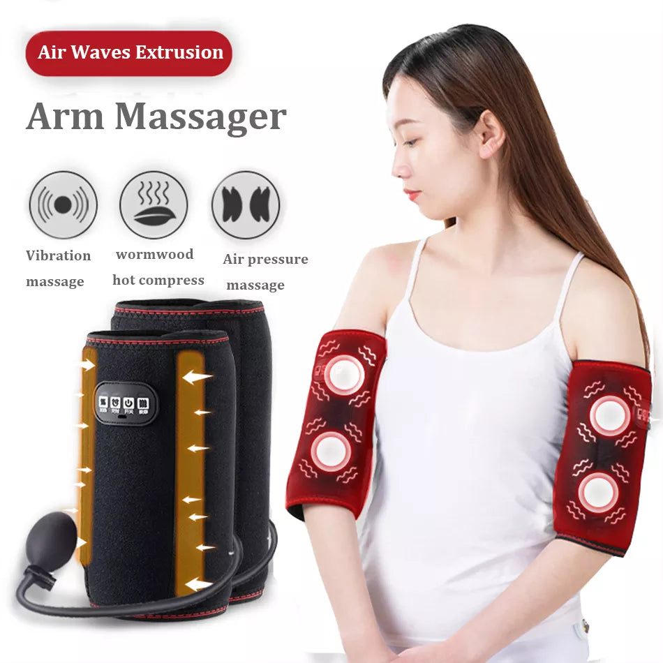 Arm Massager Air Compression Electric Heating Blood Circulation