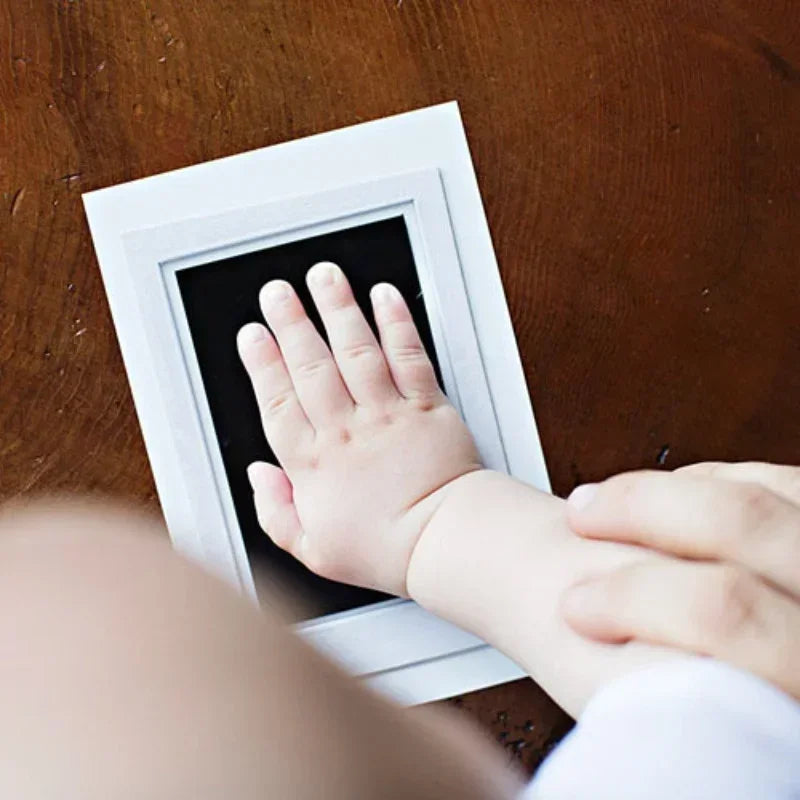 Newborn Baby DIY Hand And Footprint Kit Ink Handprint Baby Shower Gift